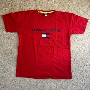 Tommy Jeans Red T-Shirt